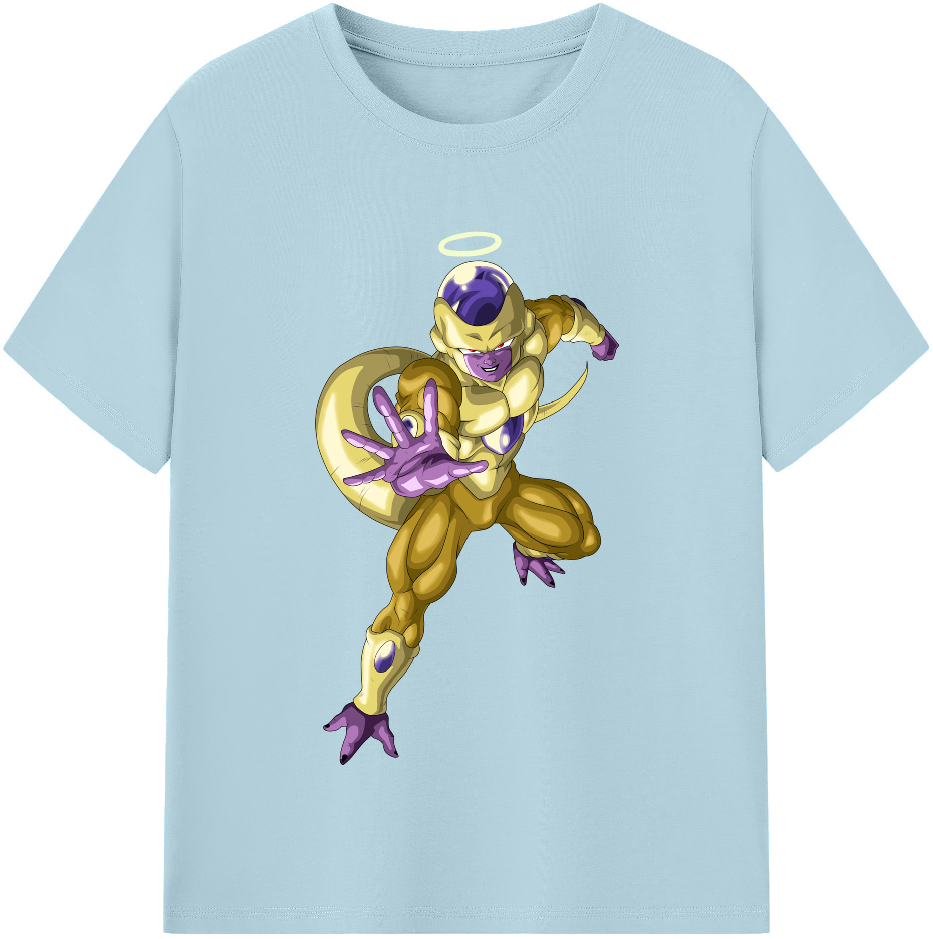 （画像用） ドラゴンボール フリーザ DRAGON BALL Frieza 綿100％半袖Tシャツ（フロントプリント）